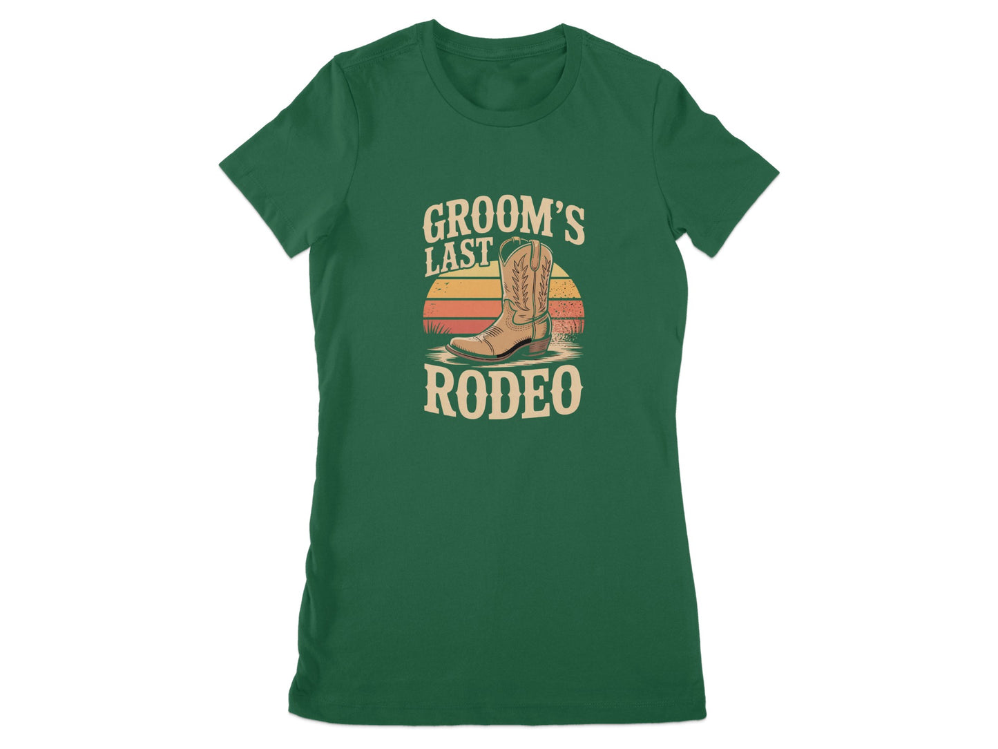 Groom's Last Rodeo Graphic Women's T-shirt product