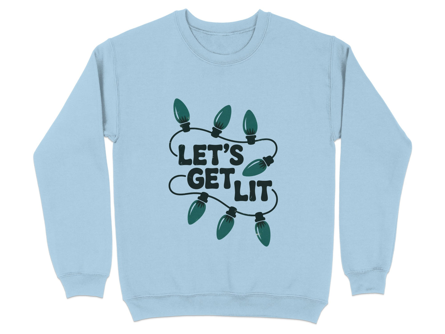 Let's Get Lit Sweatshirt with Festive Lights product