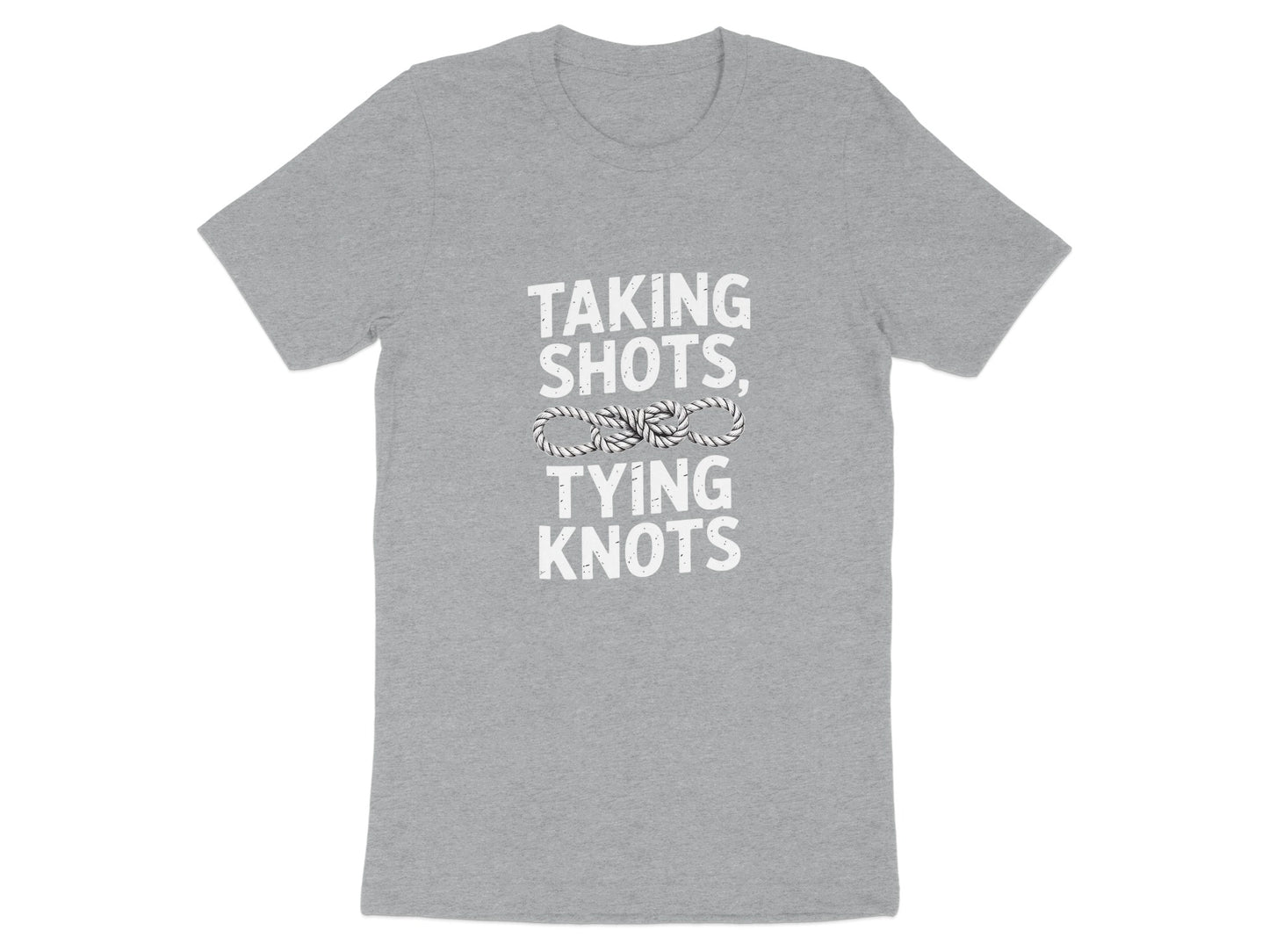 Taking Shots Tying Knots Graphic T-shirt product
