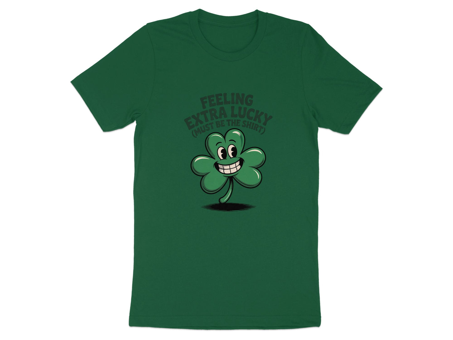 Feeling Extra Lucky Shamrock Graphic Shirt product