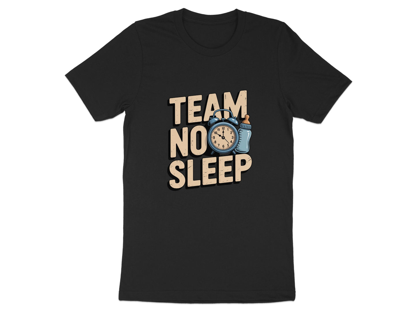 Team No Sleep Motivational Graphic T-Shirt product type