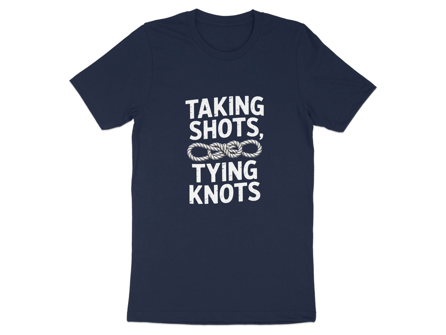 Taking Shots Tying Knots Graphic T-shirt product