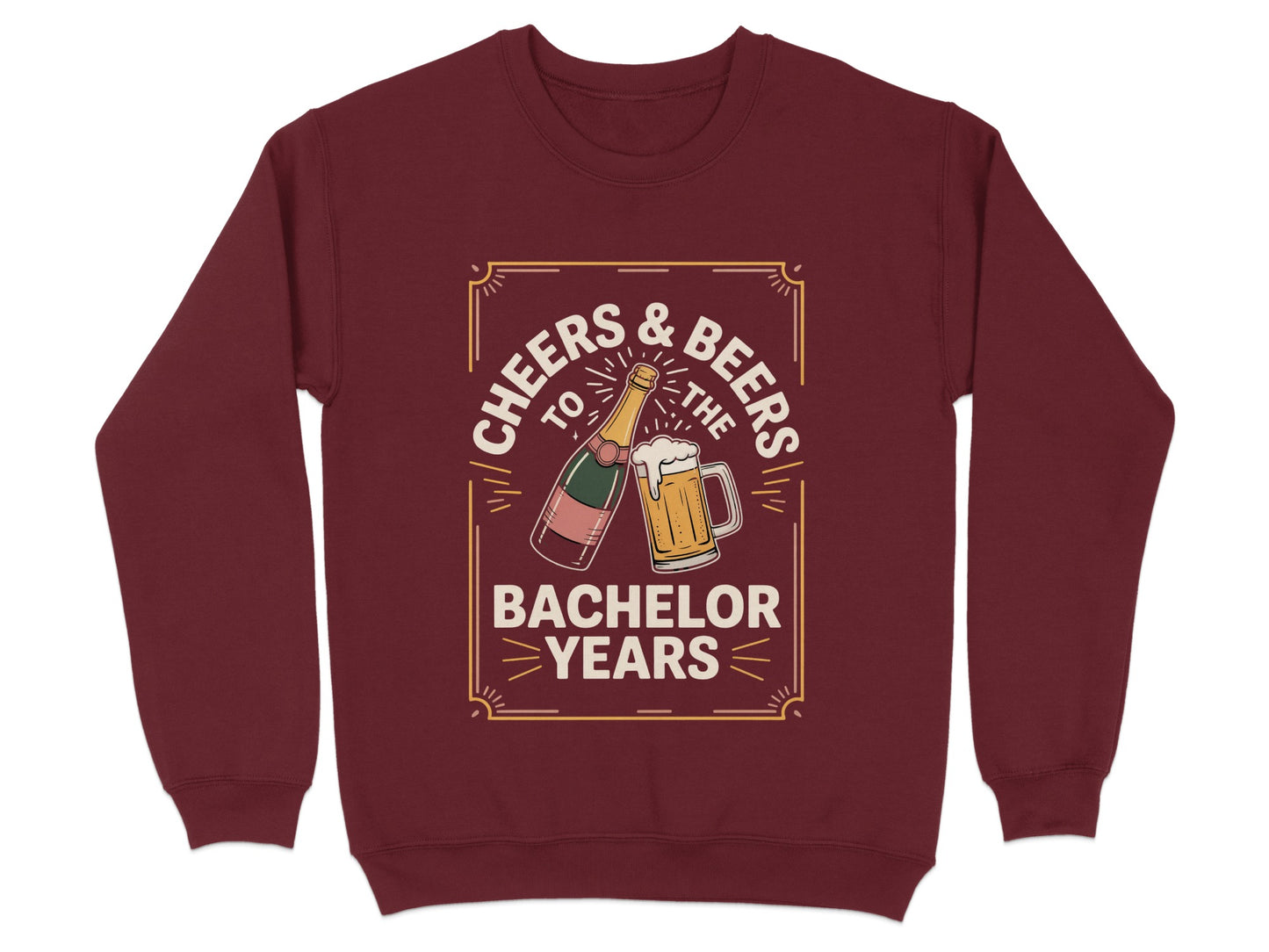 Cheers and Beers to the Bachelor Years sweatshirt product