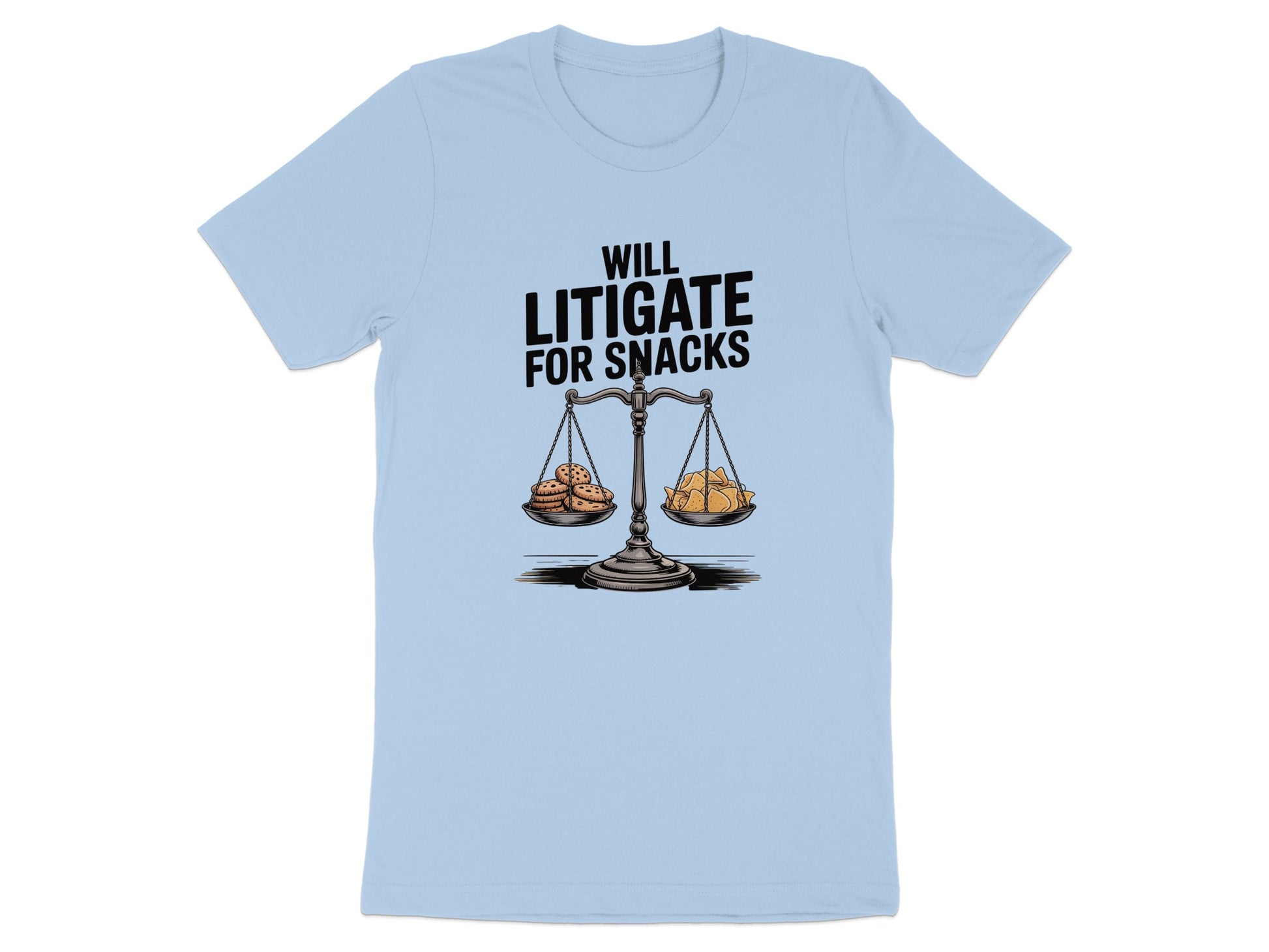 Will Litigate For Snacks Graphic Tee product type