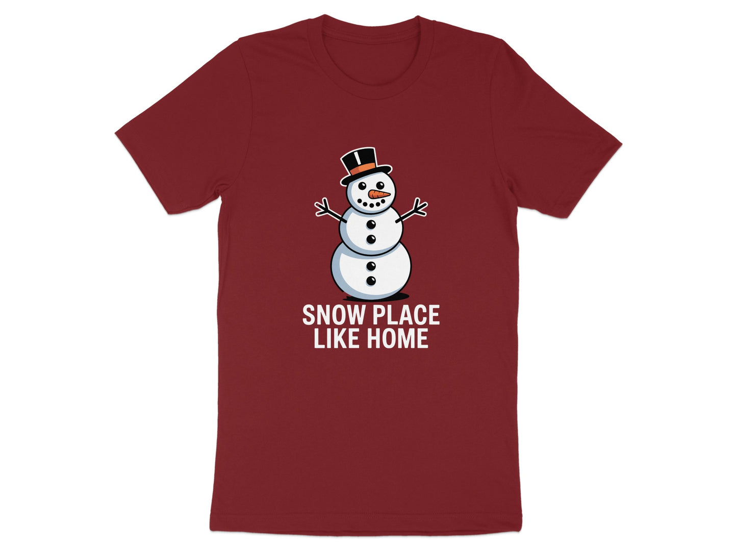 Snow Place Like Home Fun Snowman Graphic t-shirt product
