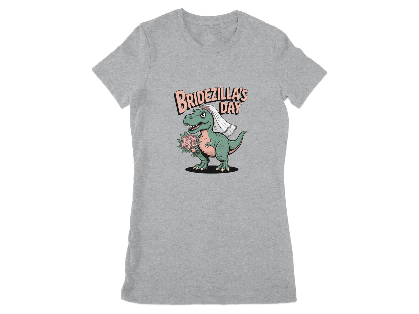 Bridezilla's Day Dinosaur Fun Graphic T-Shirt product type