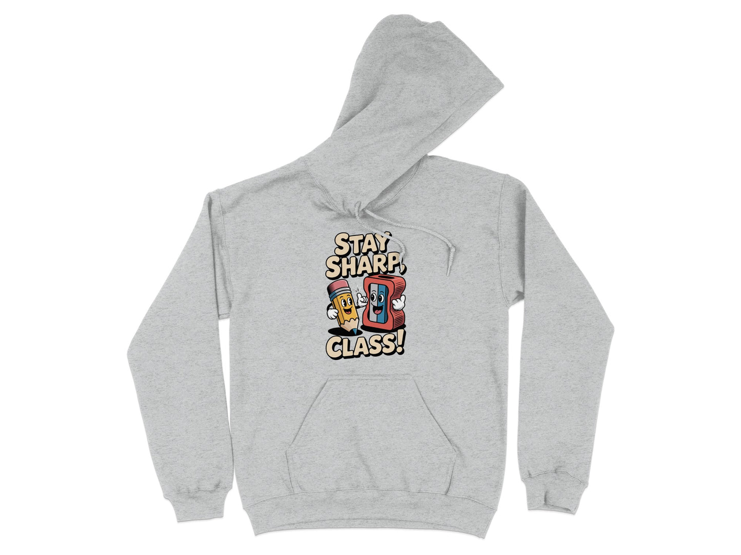 Stay Sharp Glass Text Graphic Hoodie product