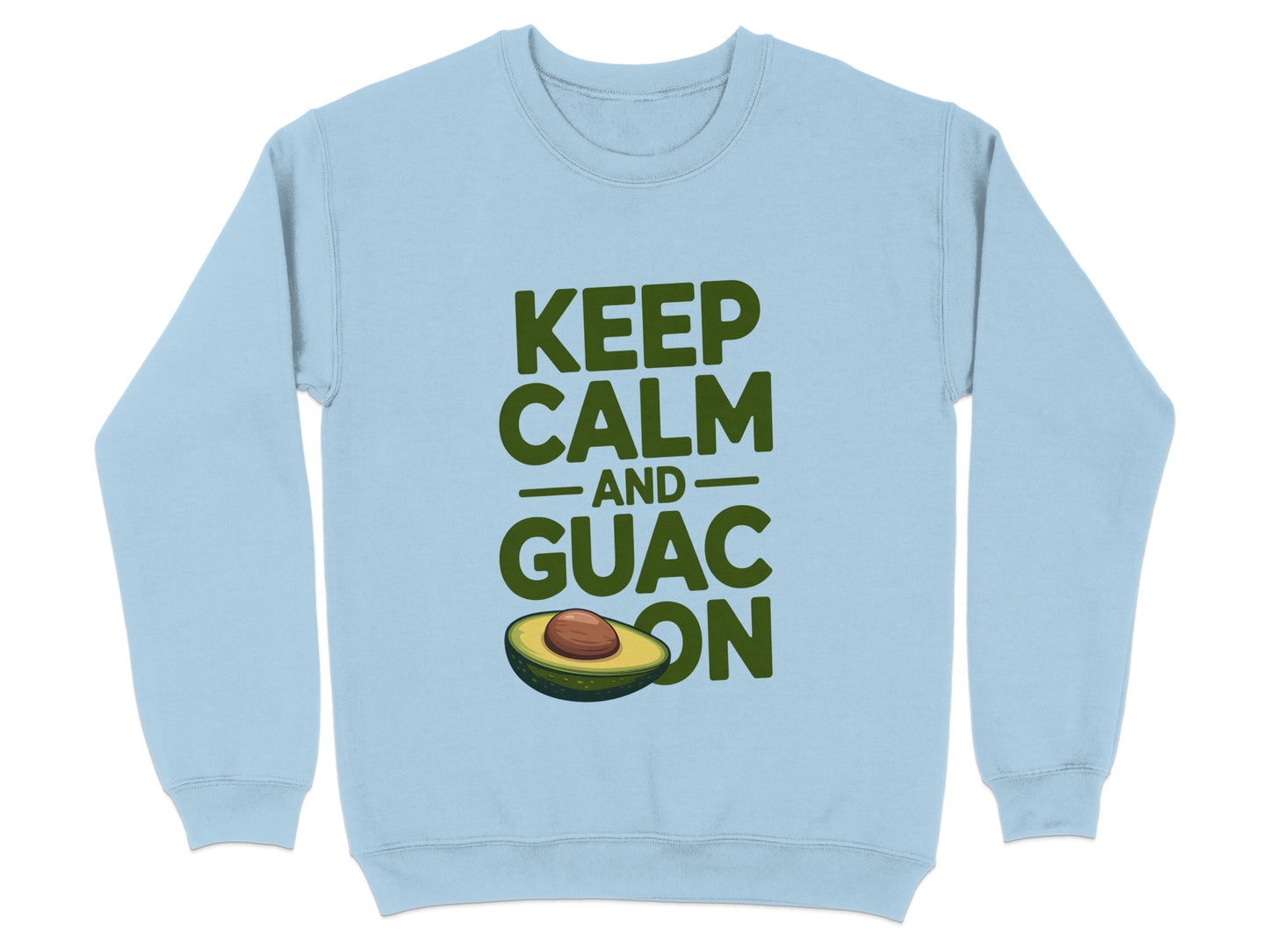 Keep Calm and Guac On Funny Avocado Graphic product type
