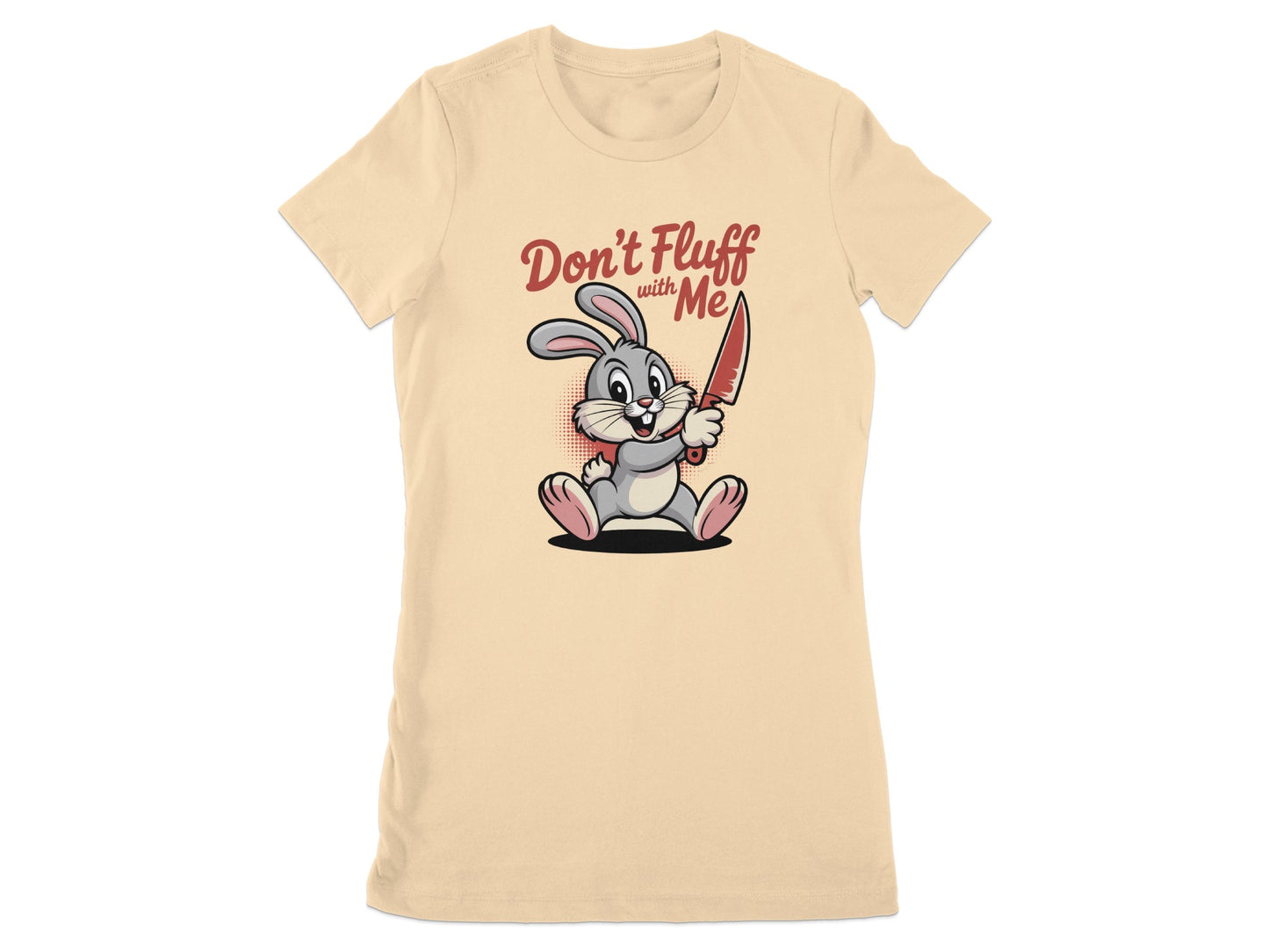 Don't Fluff With Me Cute Bunny Graphic Tee product