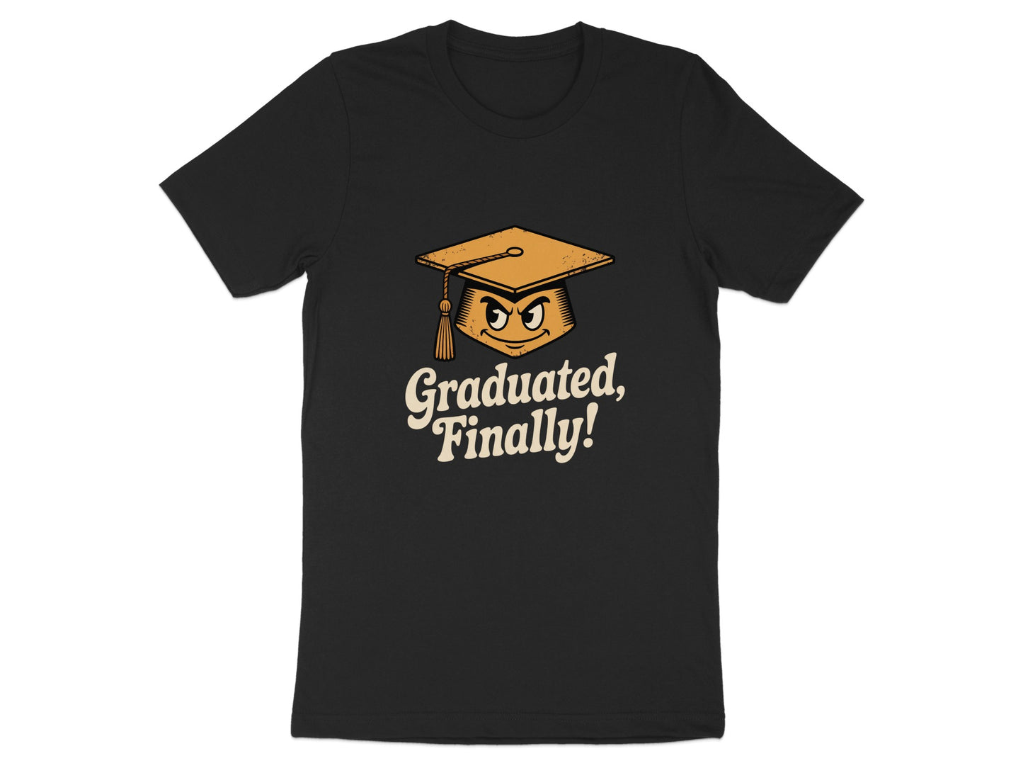 Graduated Finally Graphic Tee Shirt Graduation product