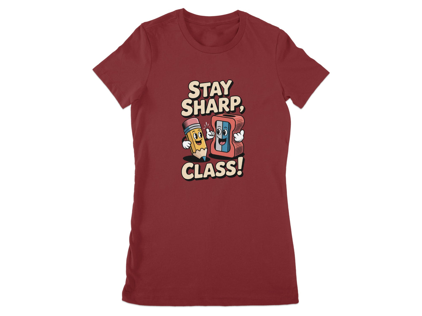 Stay Sharp Class Graphic Tee shirt product