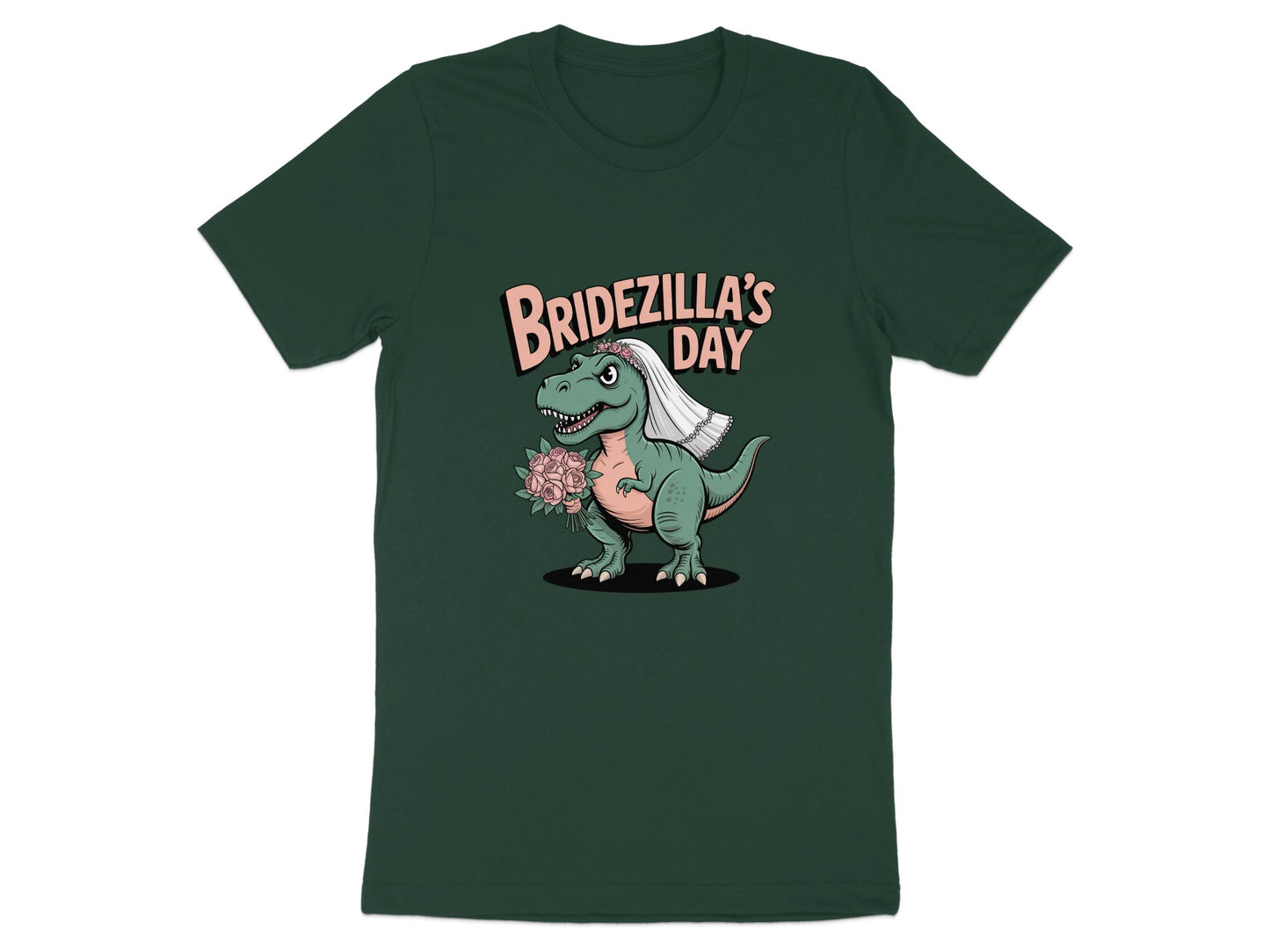 Bridezilla's Day Graphic Dinosaur T-Shirt Product