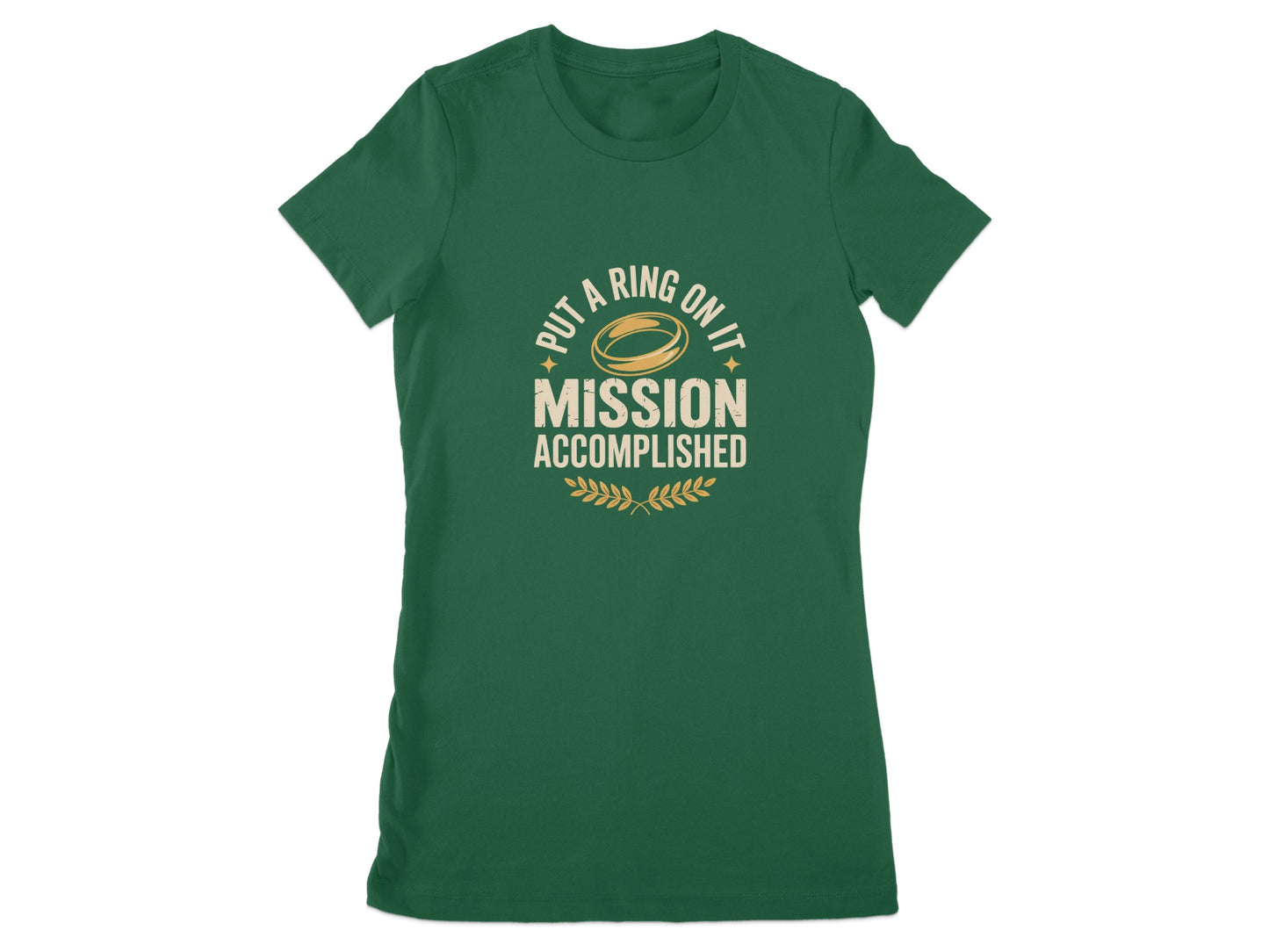Put a Ring On It Mission Accomplished T-shirt product
