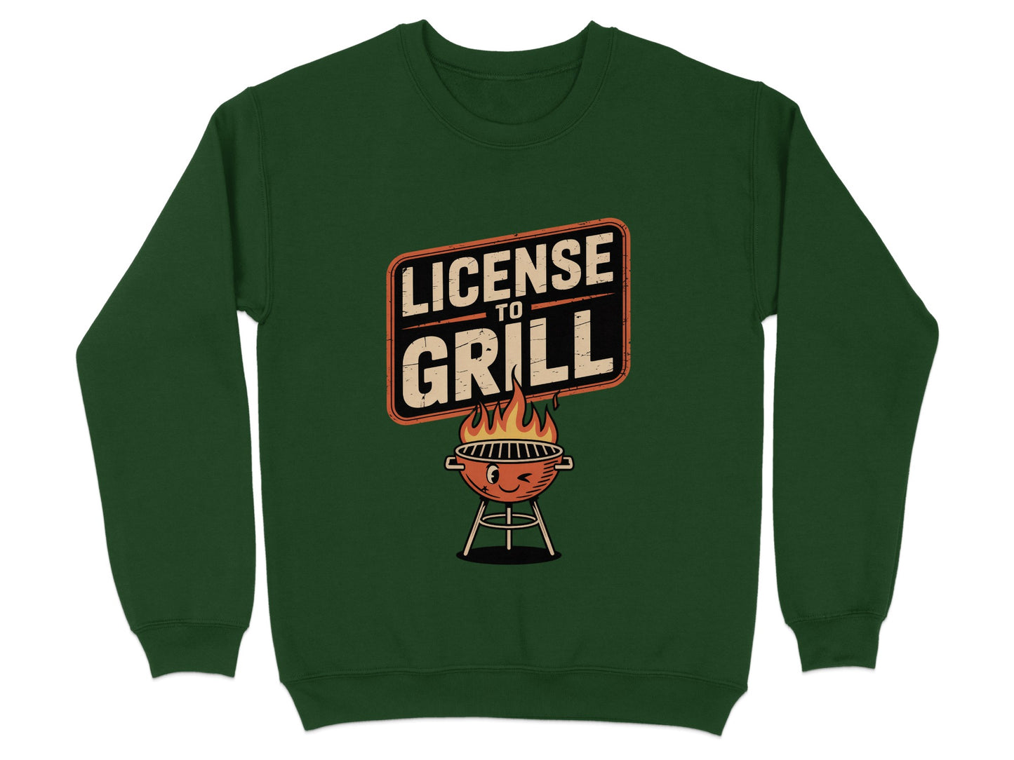 License to Grill BBQ Graphic Sweatshirt product