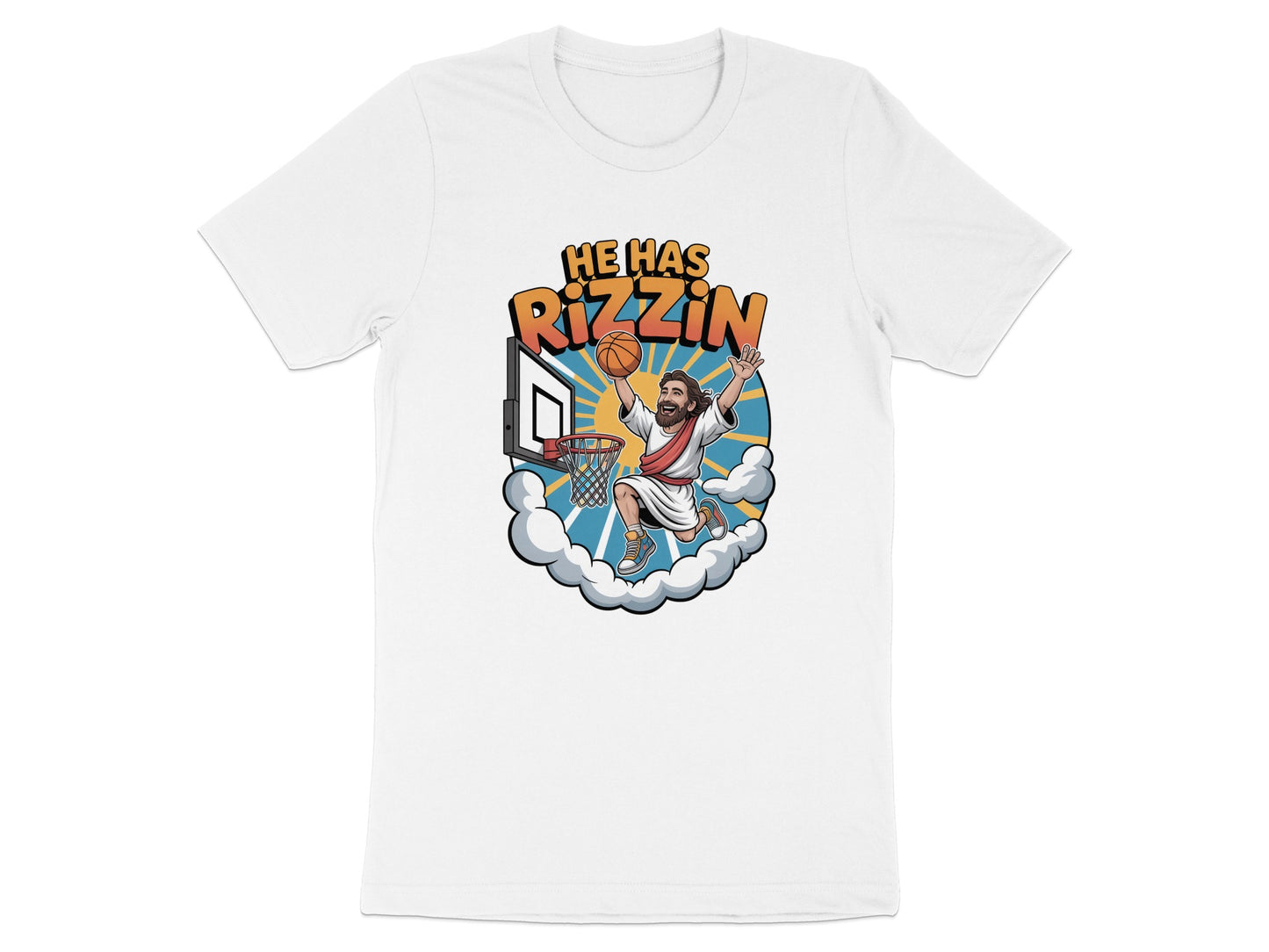 He Has Rizzin Basketball Graphic T-Shirt product