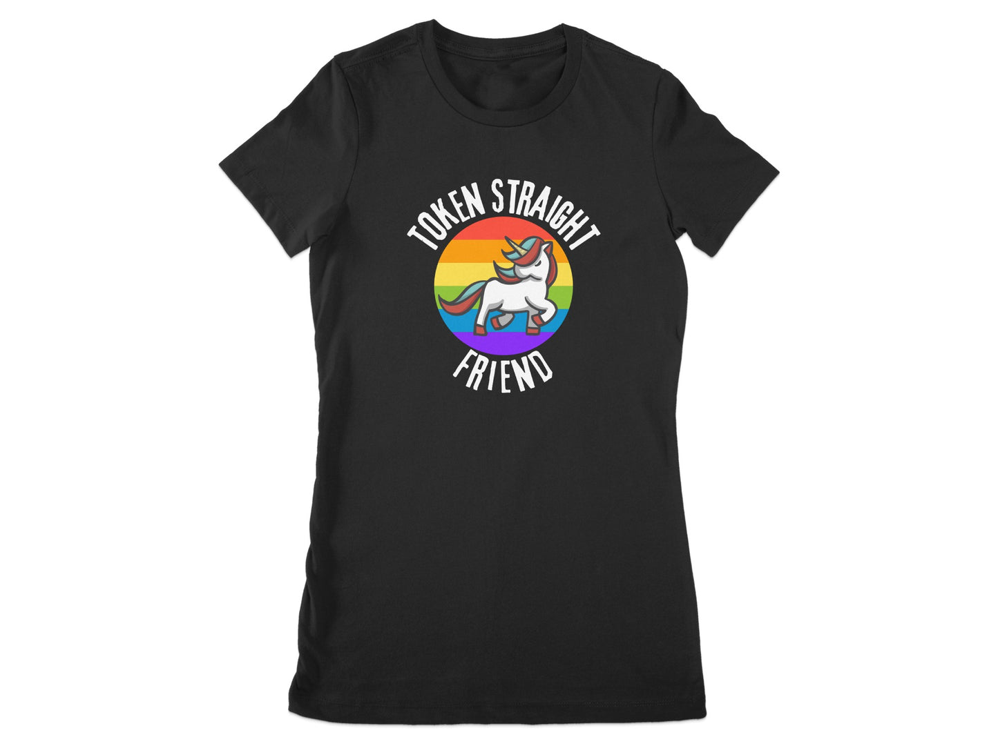 Token Straight Friend Unicorn T-shirt product type