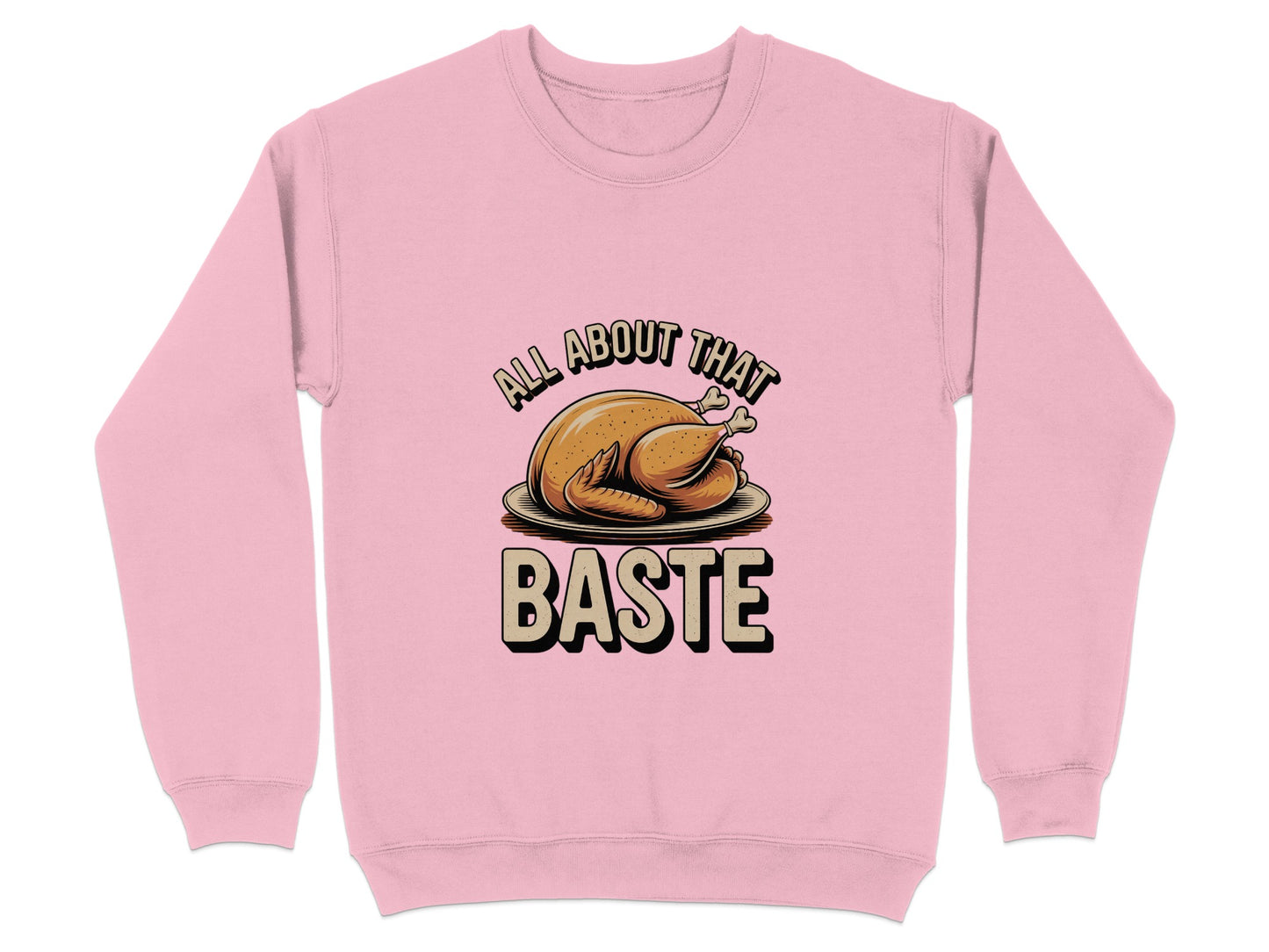 All About That Baste Fun Print Sweatshirt product