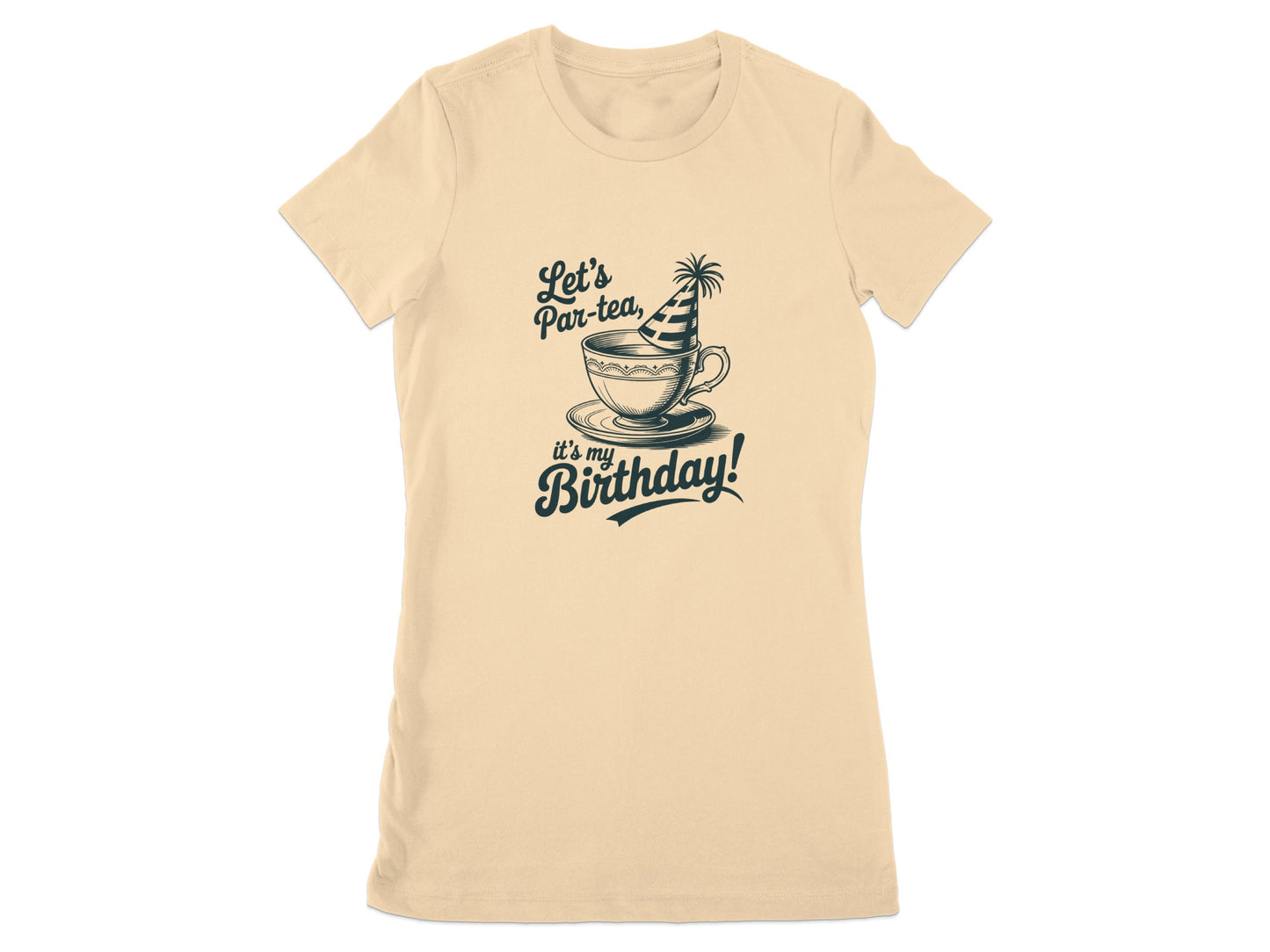Let's Par-tea It's My Birthday Cute Graphic Tee product