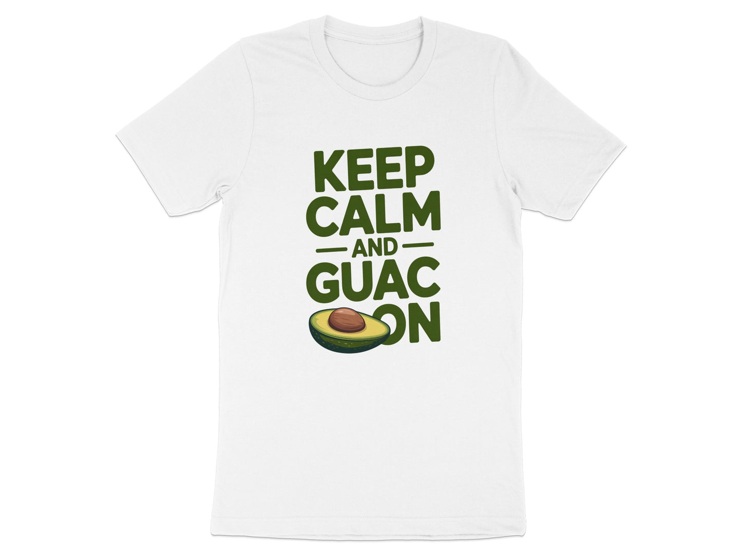 Keep Calm and Guac On Avocado Graphic T-Shirt Product