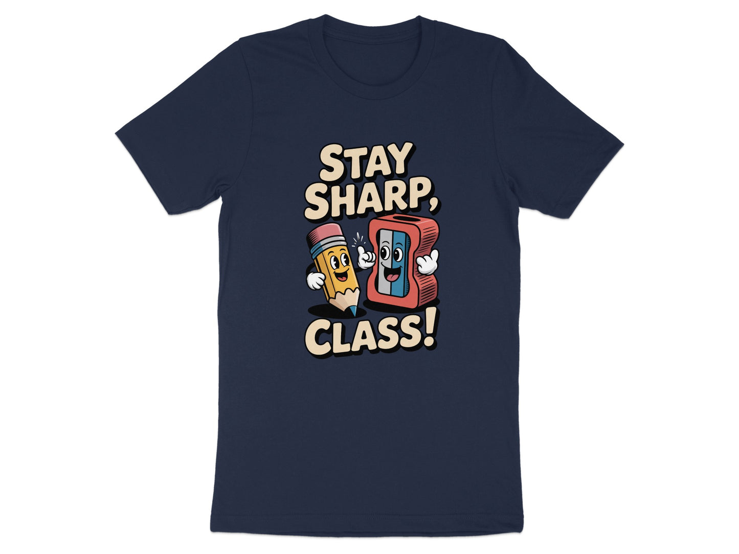 Stay Sharp Class Graphic Tee Shirt product