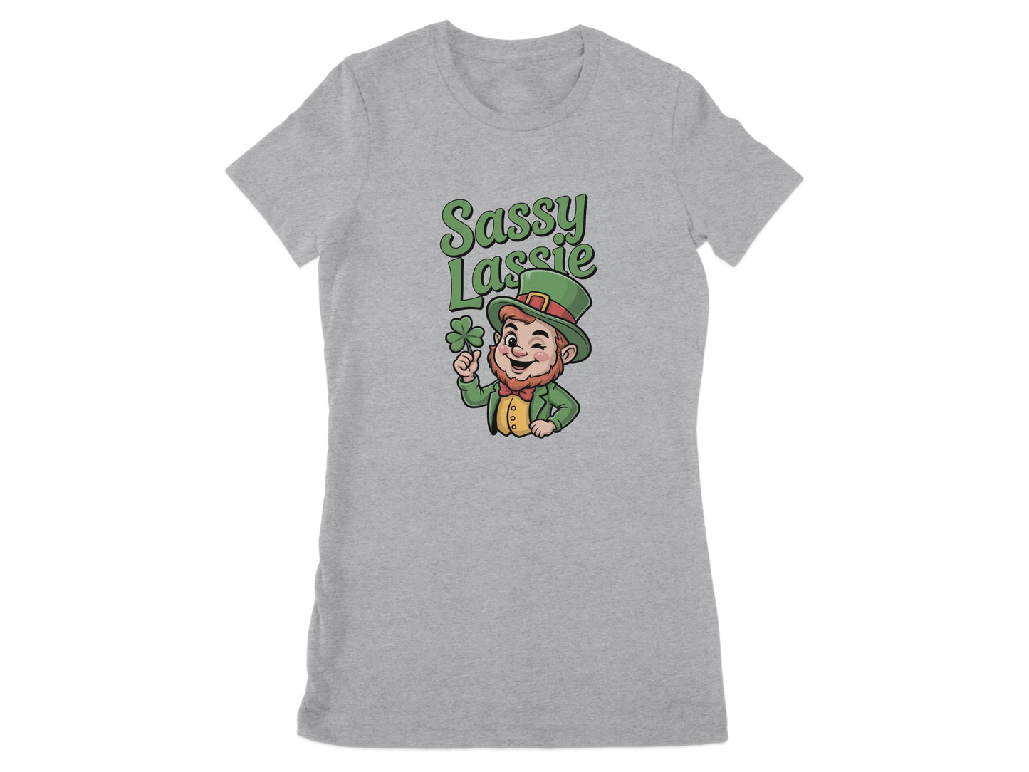 Sassy Lassie Leprechaun Women's Tee Shirt product