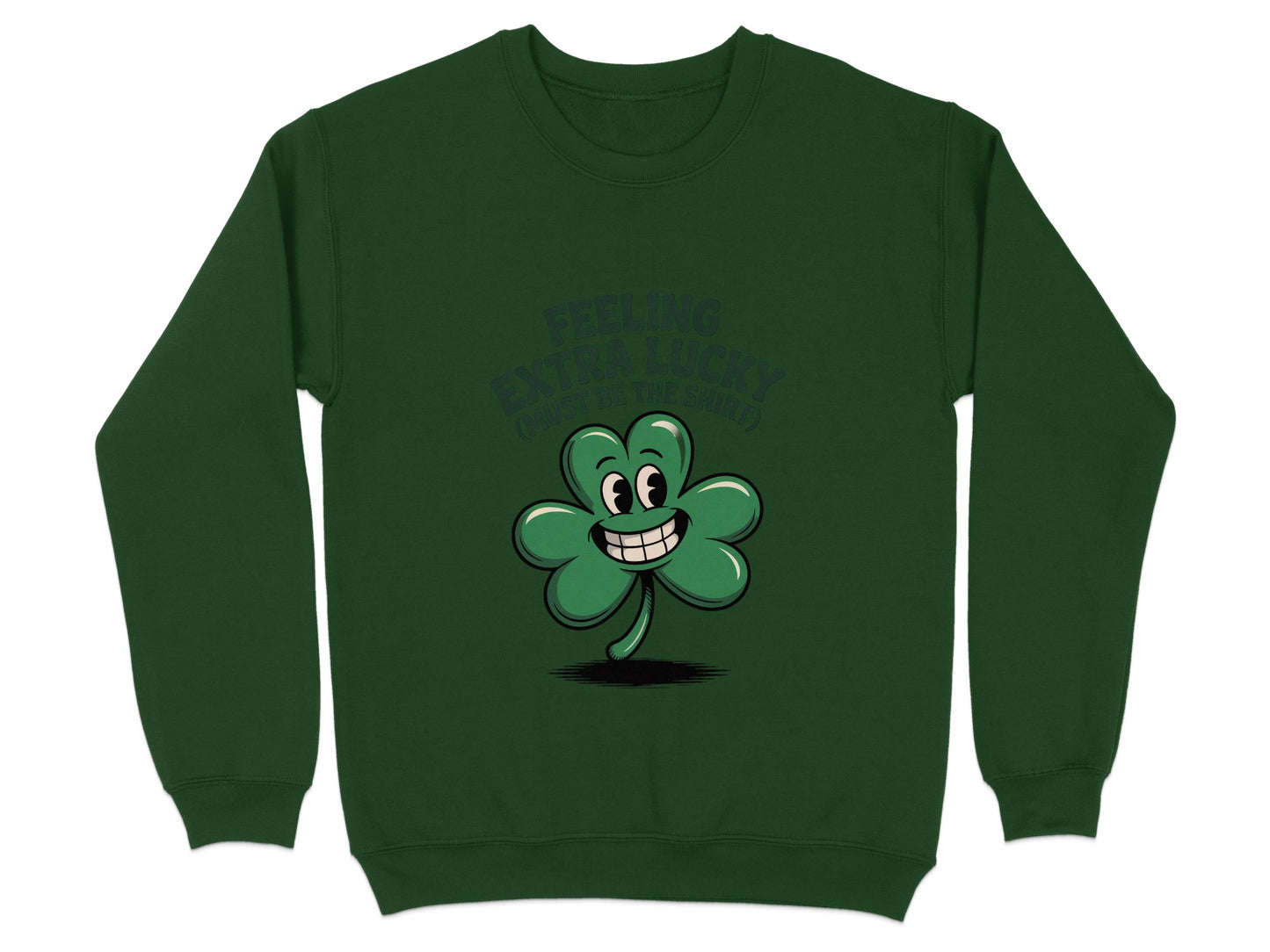 Feeling Extra Lucky Clover Sweatshirt product type