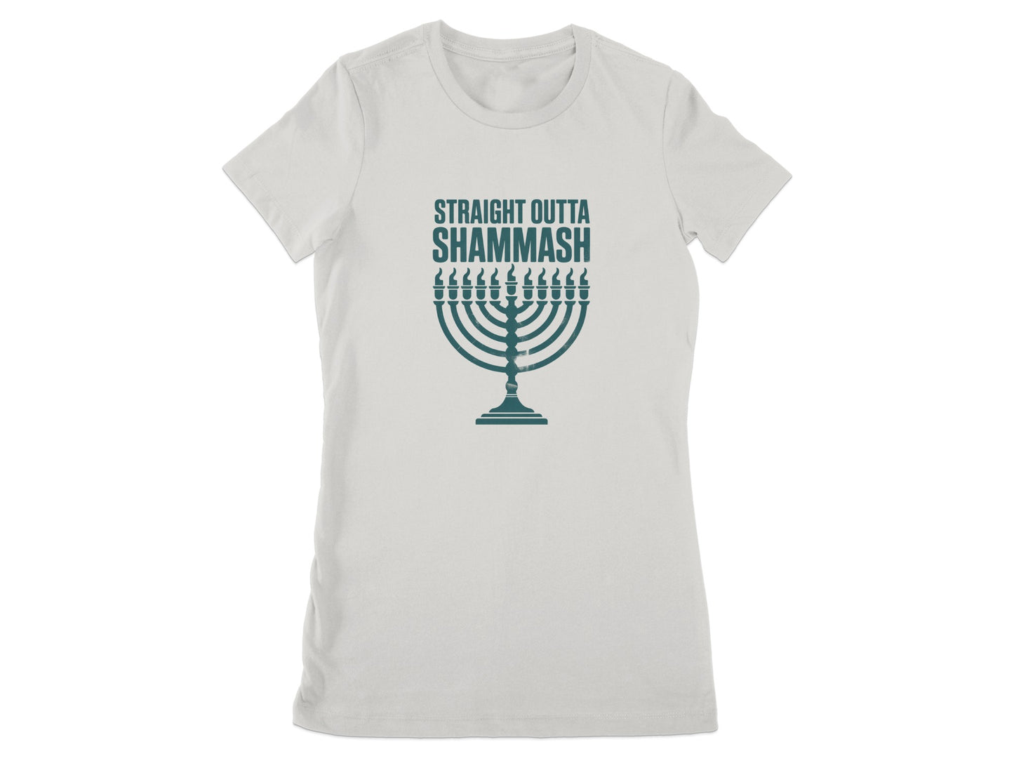 Straight Outta Shammash Menorah Design T-shirt product