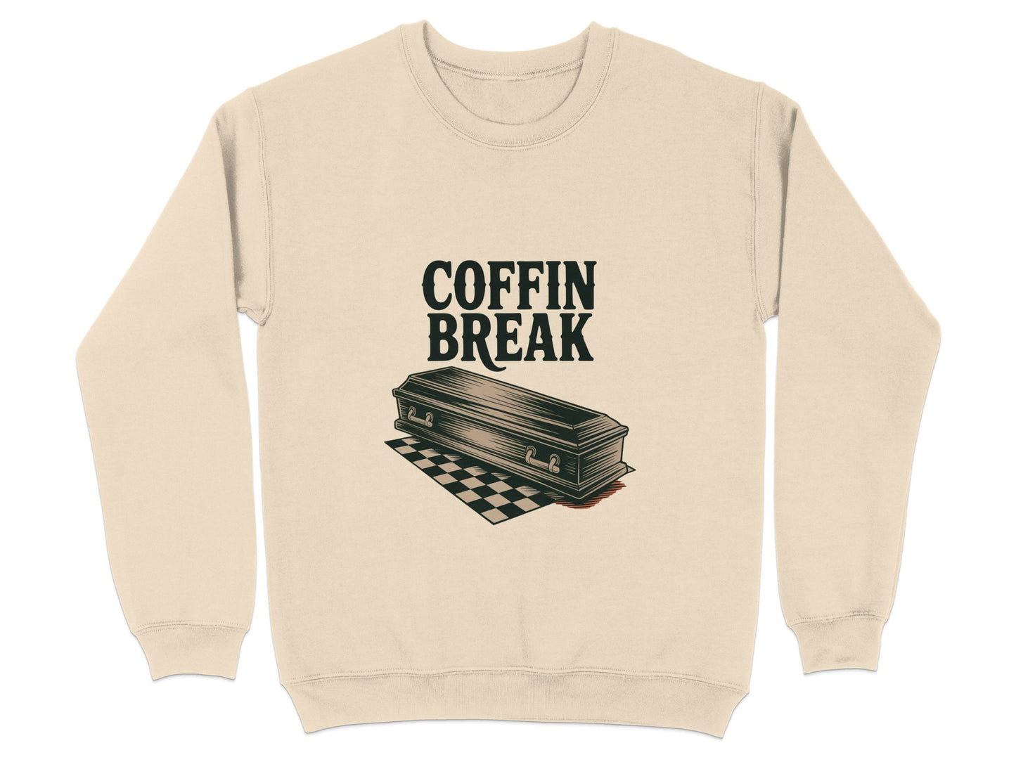 Coffin Break Graphic Sweatshirt Unisex Casual Product