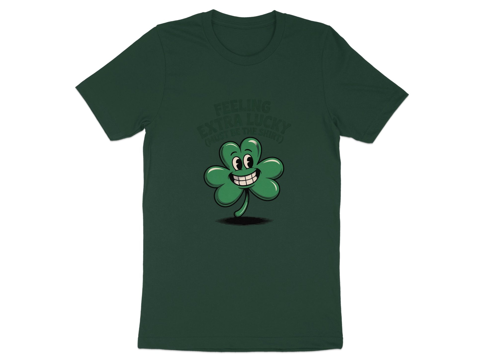 Feeling Extra Lucky Happy Clover Graphic T-Shirt product