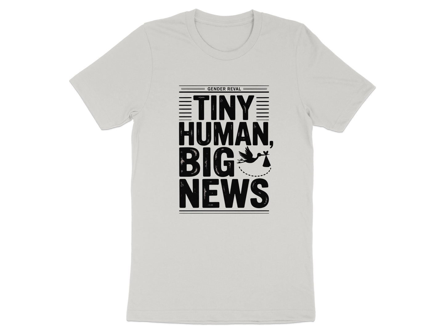 Tiny Human Big News Gender Reveal Shirt product type