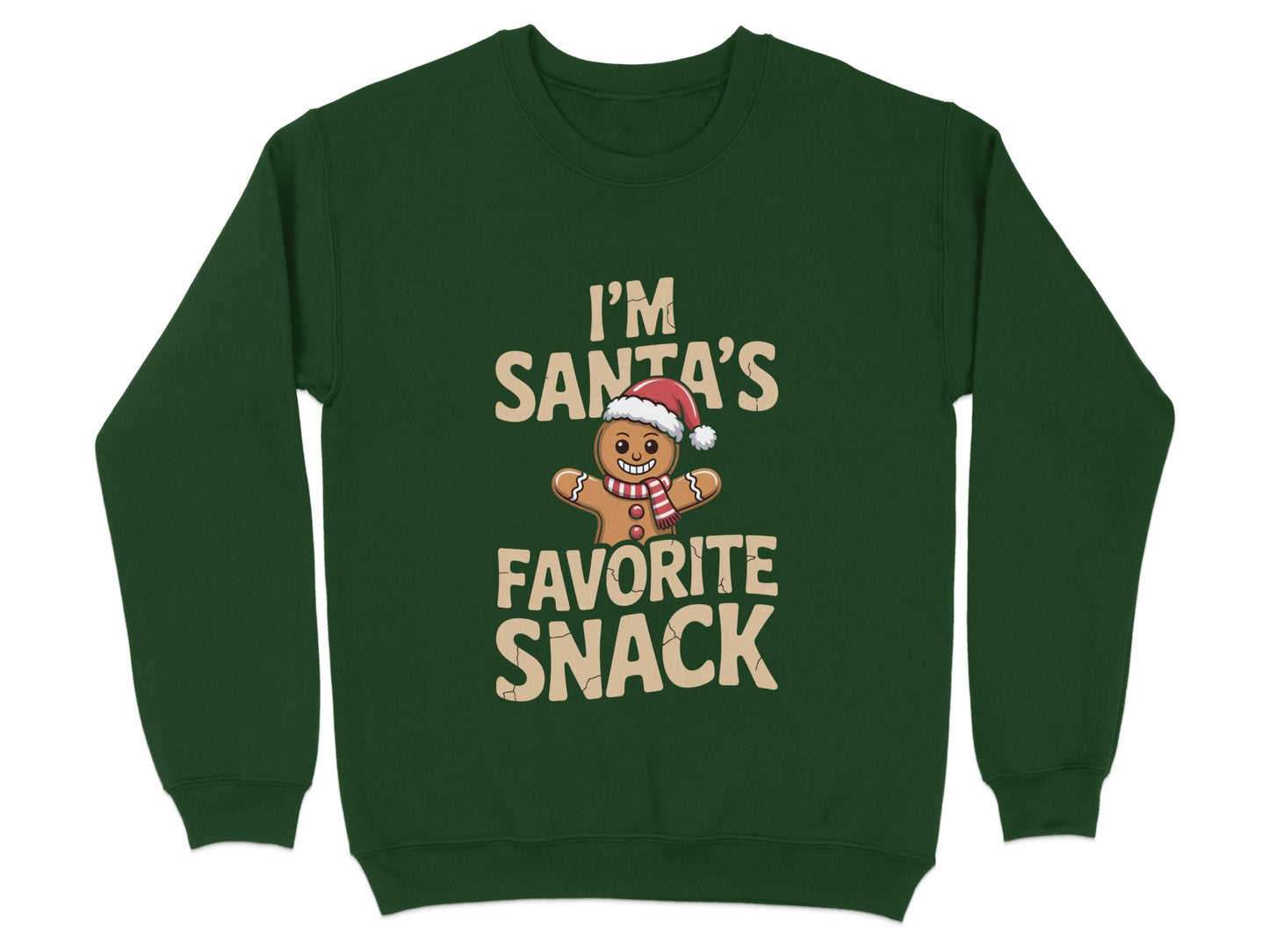 I'm Santa's Favorite Snack Printed Sweatshirt product