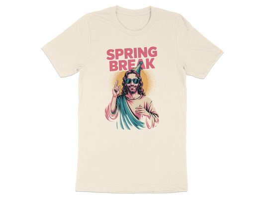 Spring Break Jesus Graphic T-Shirt Fashion Product