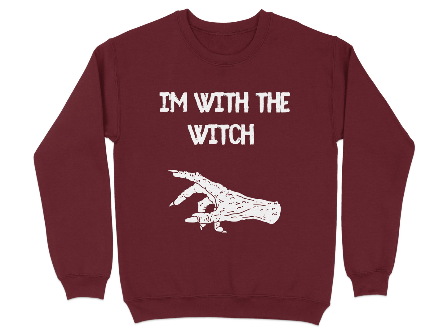 I'm With The Witch Graphic Design Sweater product