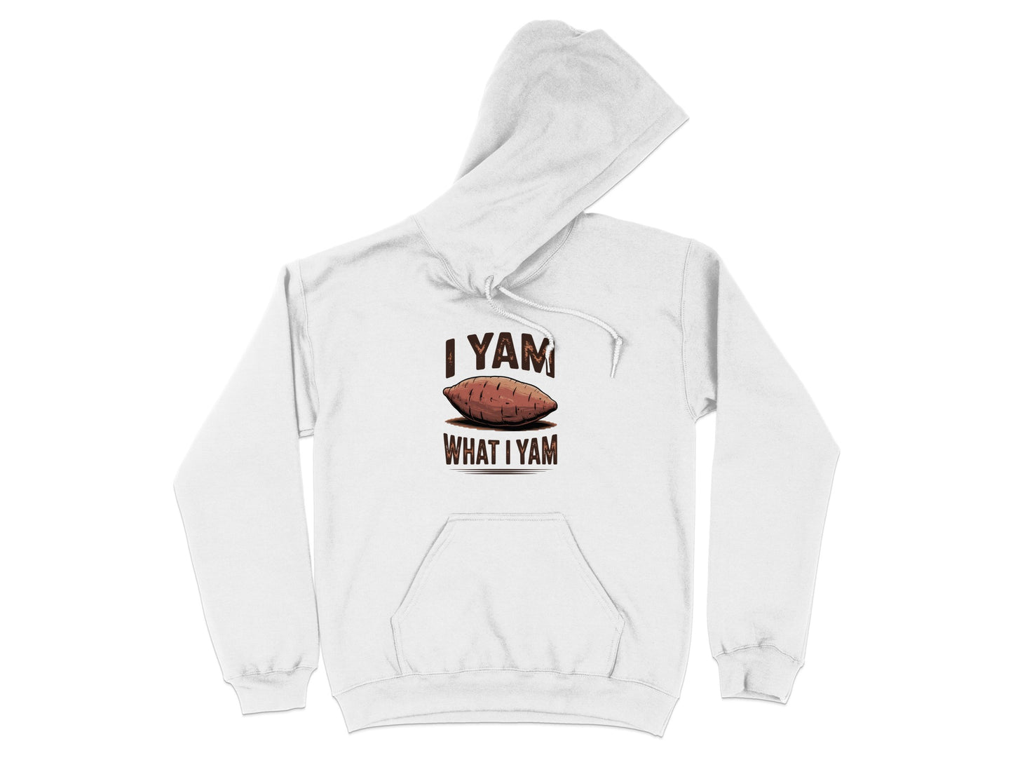 I Yam What I Yam Funny Graphic Hooded Sweatshirt product