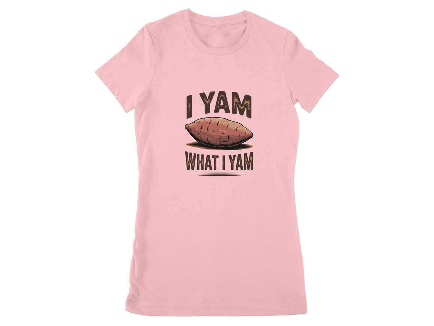 I Yam What I Yam Graphic Pink T-Shirt product type