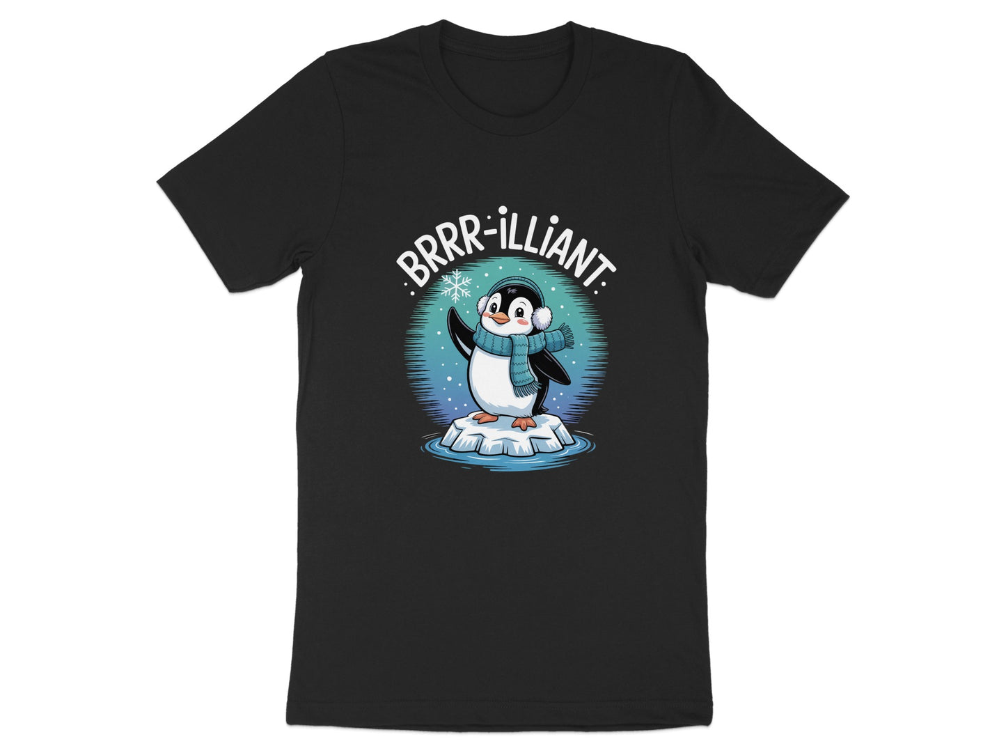 BRRR-illiant Cute Penguin Iceberg Graphic T-shirt product