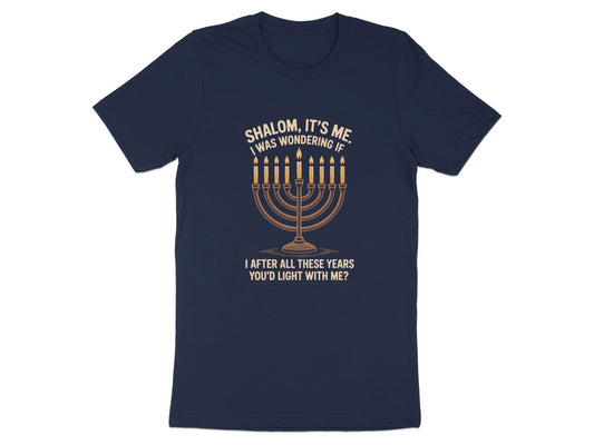 Shalom It's Me Menorah Themed Graphic T-shirt product