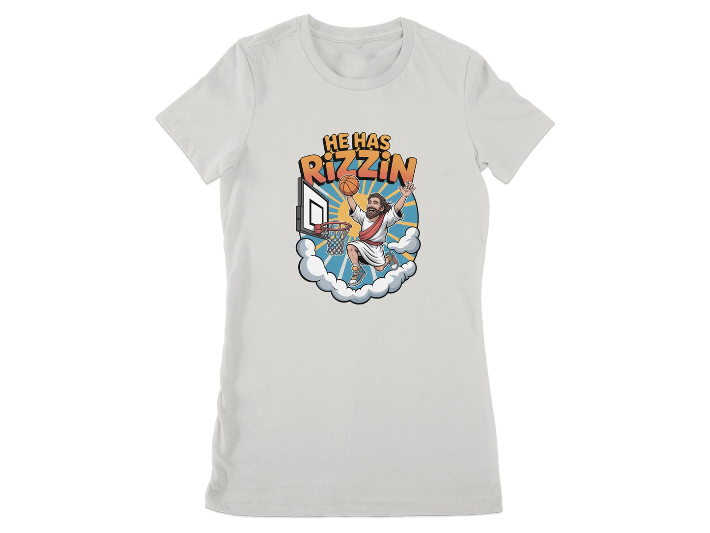He Has Rizzin Basketball Cloud Graphic Shirt product