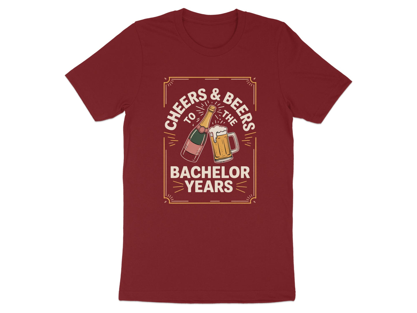 Cheers Beers Bachelor Years Graphic Tee product
