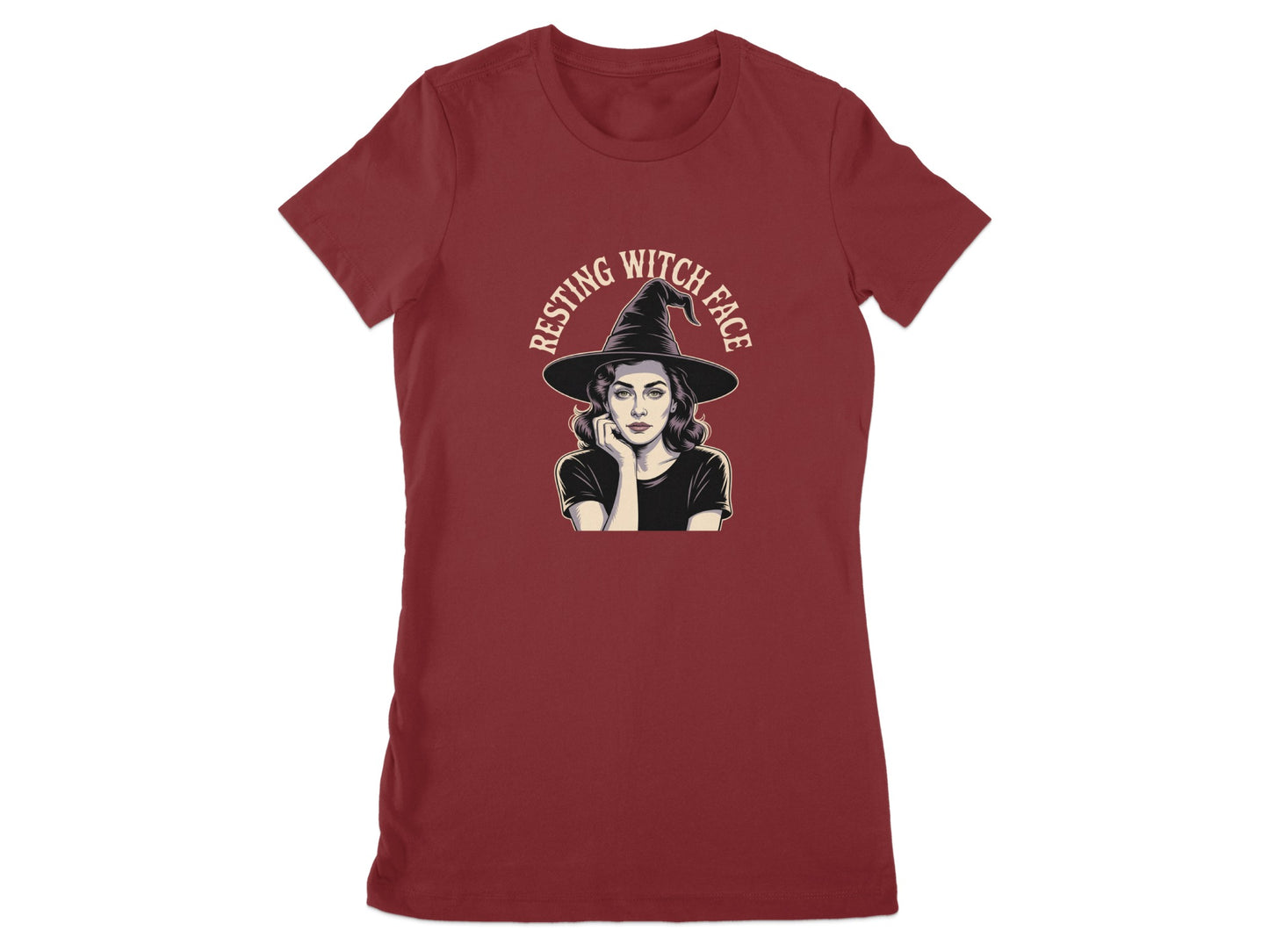 Resting Witch Face Halloween T-Shirt product type
