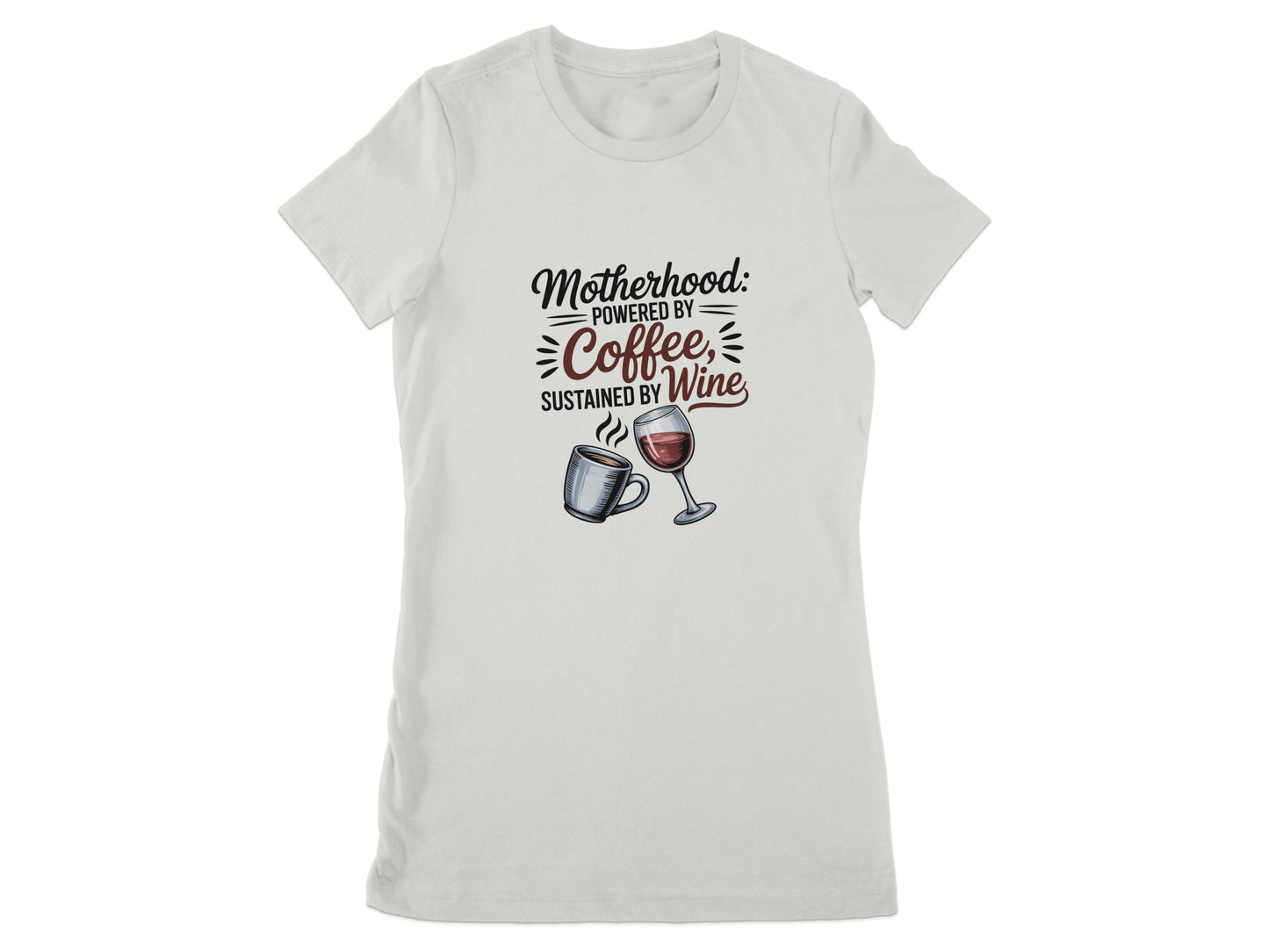 Motherhood Powered by Coffee Sustained by Wine product type