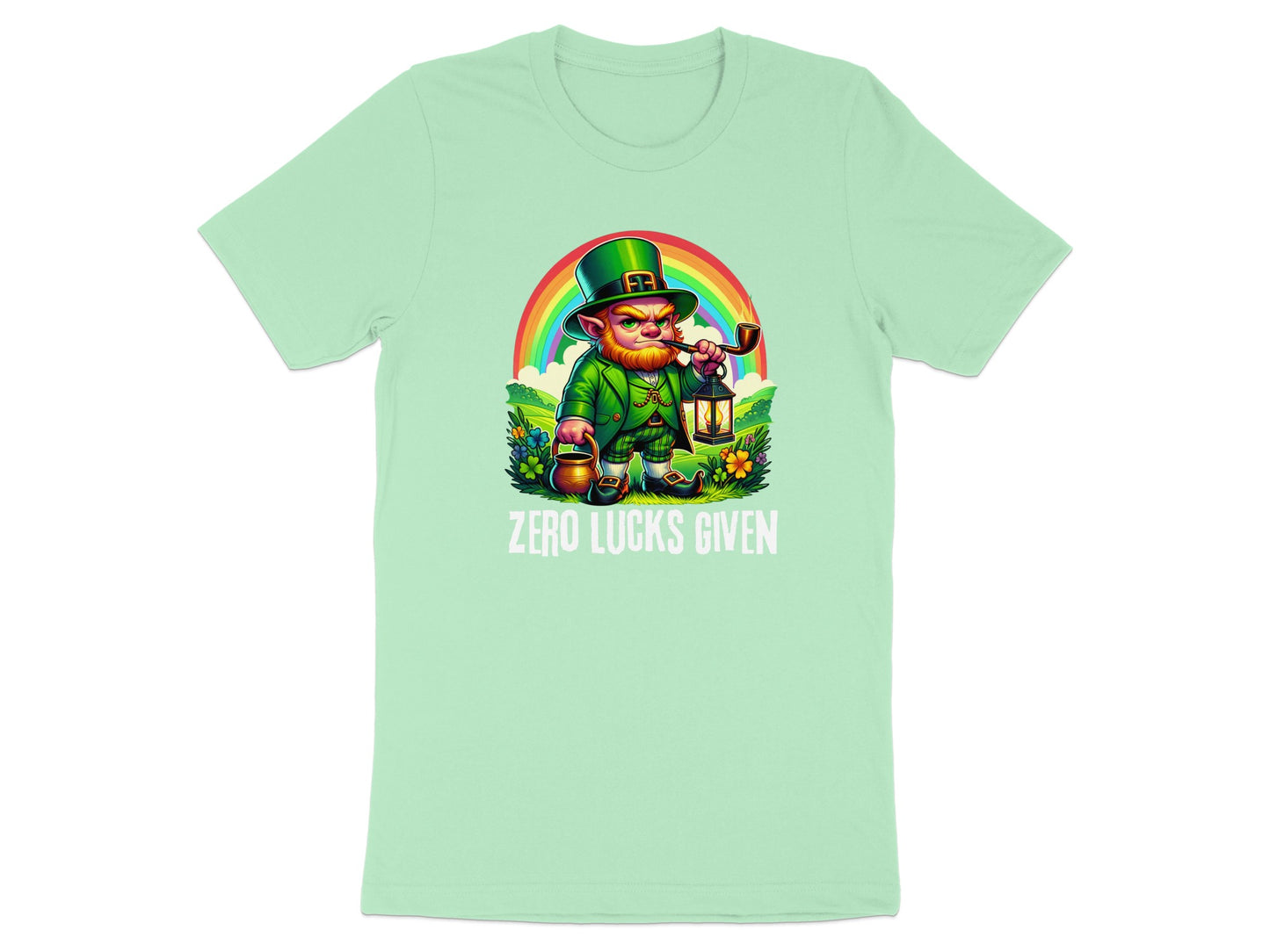 Zero Lucks Given Graphic Tee Shirt Product