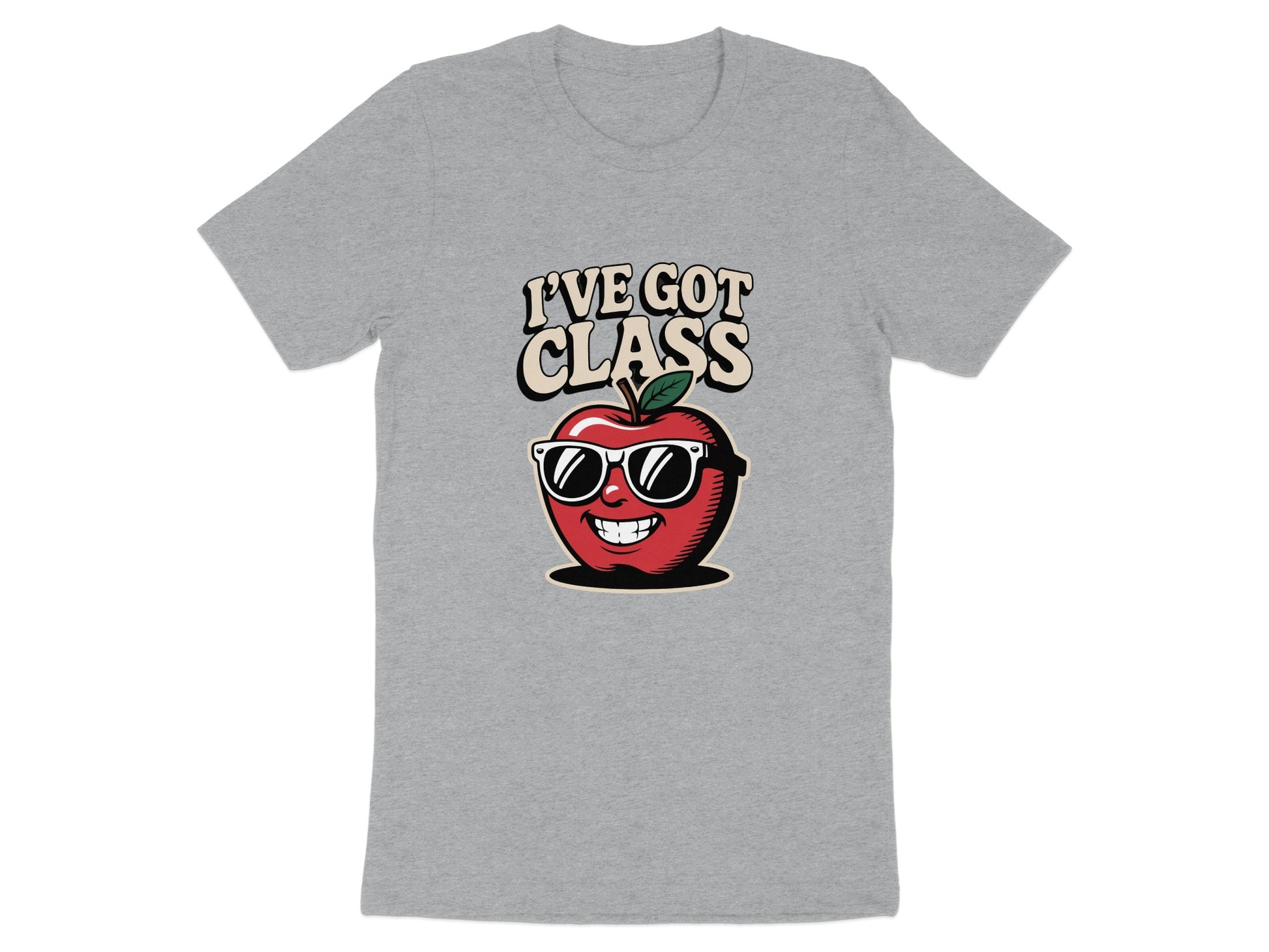 I've Got Class Red Apple Fun Graphic T-Shirt product type