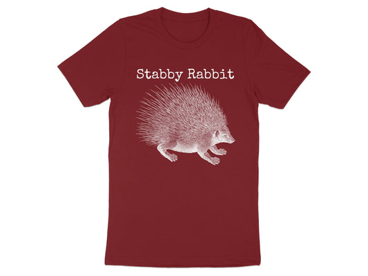 Stabby Rabbit Design Funny Graphic T-Shirt product type