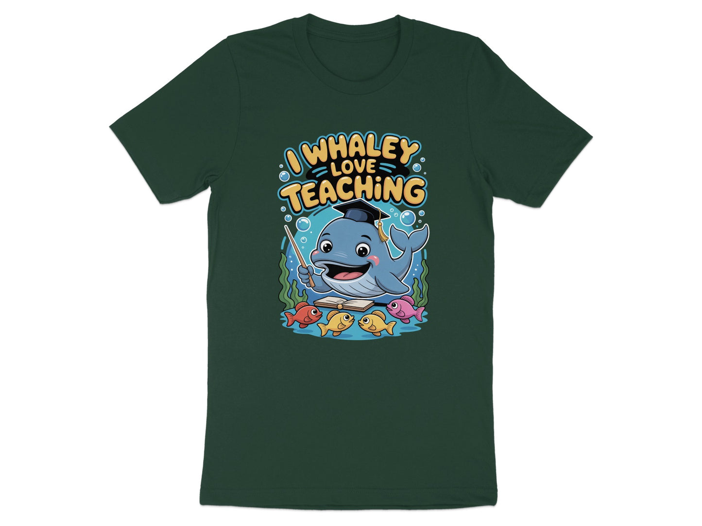 I Whaley Love Teaching Graphic T-Shirt product