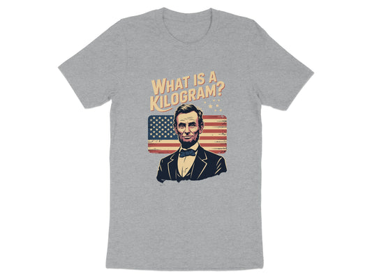 What is a Kilogram Graphic American Flag T-Shirt product