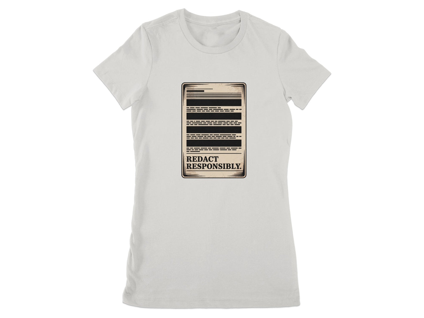 Redact Responsibly Graphic Statement T-shirt product
