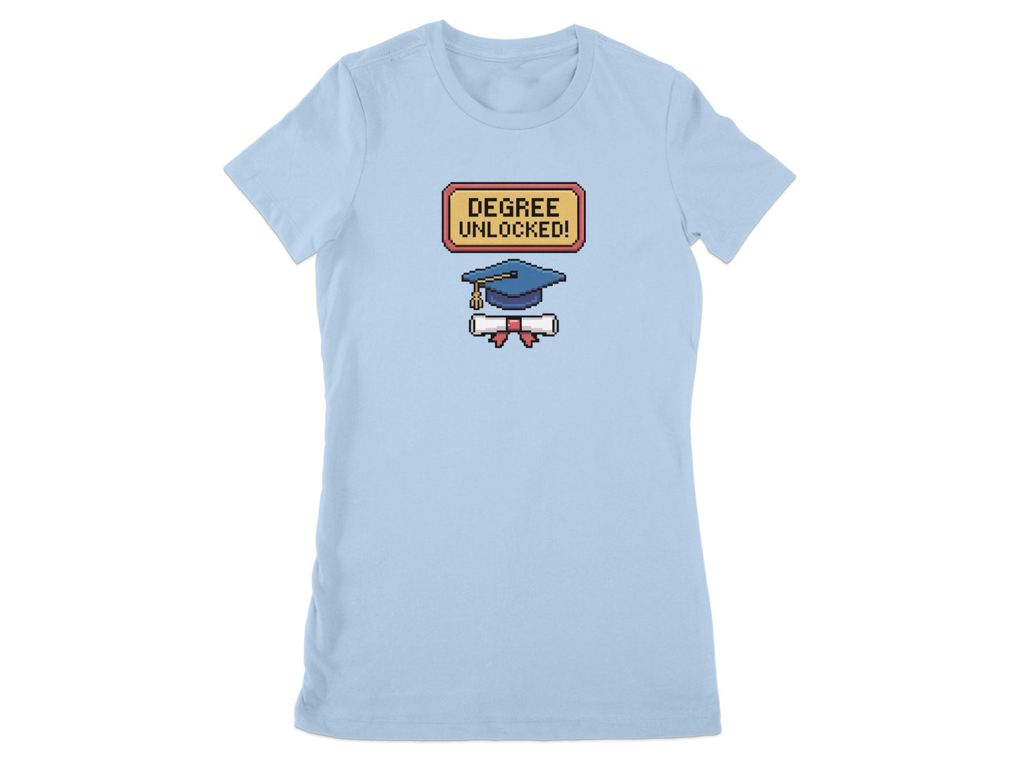 Degree Unlocked Pixel Art Women's T-shirt product