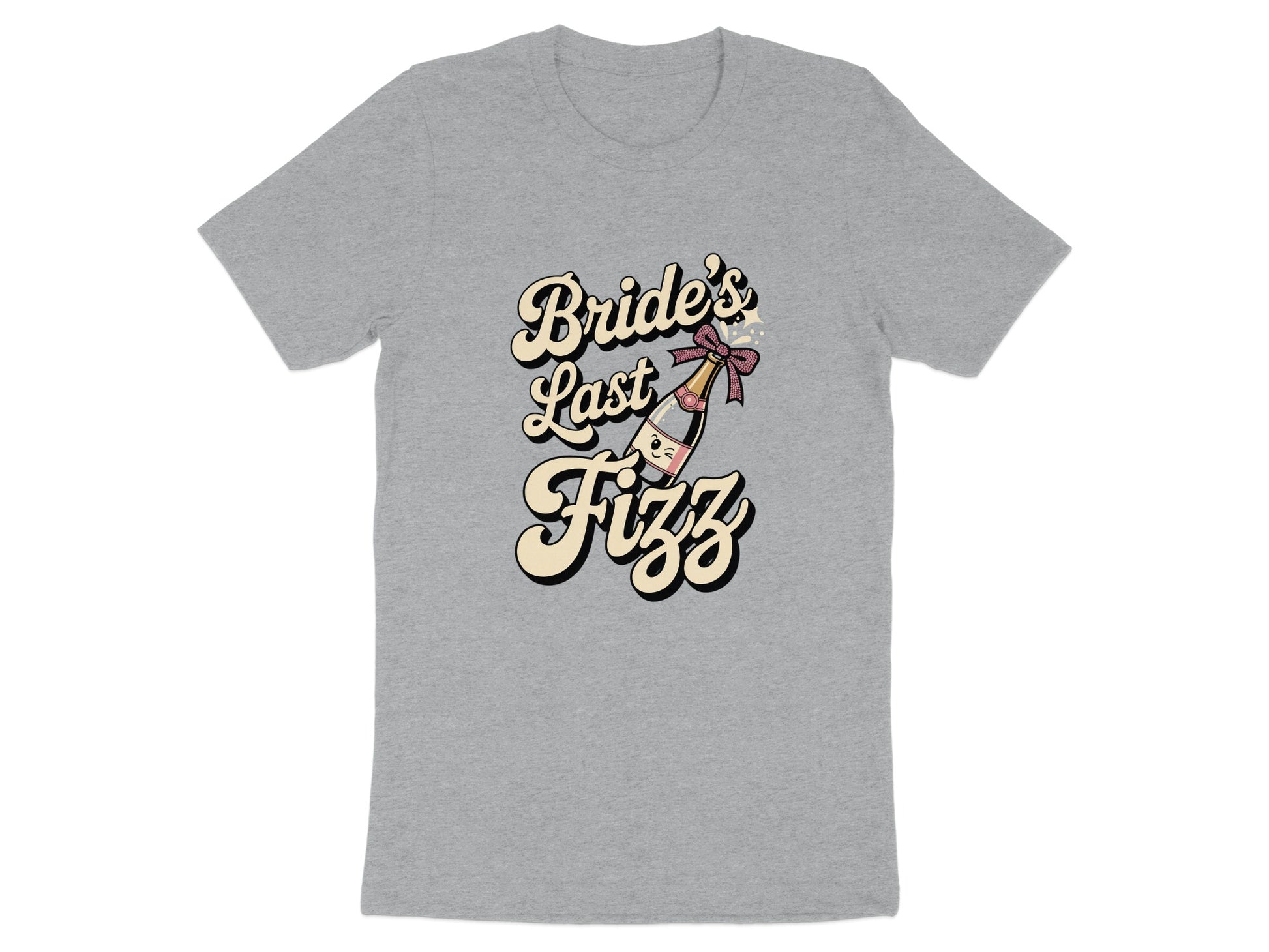 Bride's Last Fizz Graphic Design T-Shirt product type