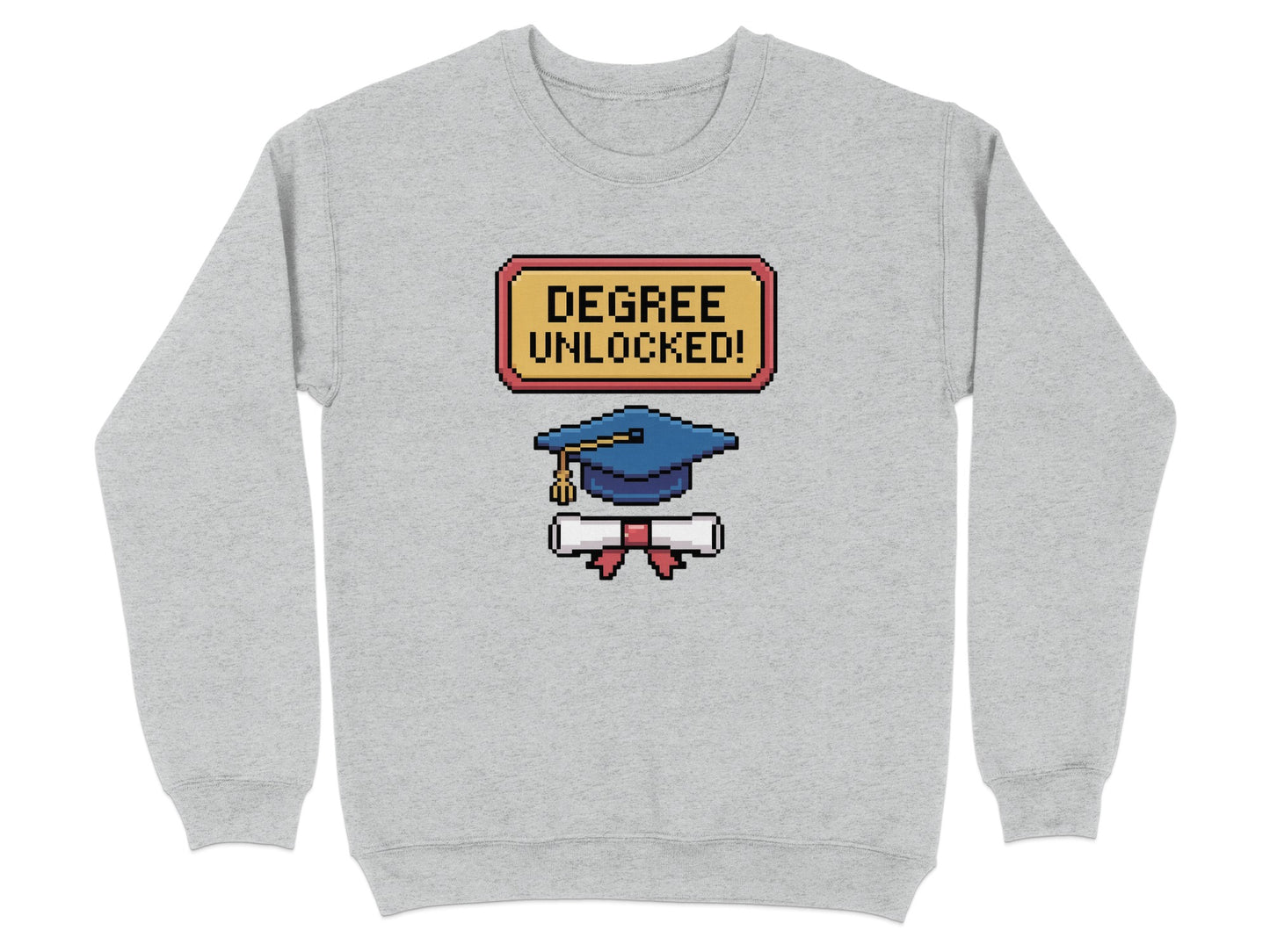Degree Unlocked Pixel Art Sweatshirt product